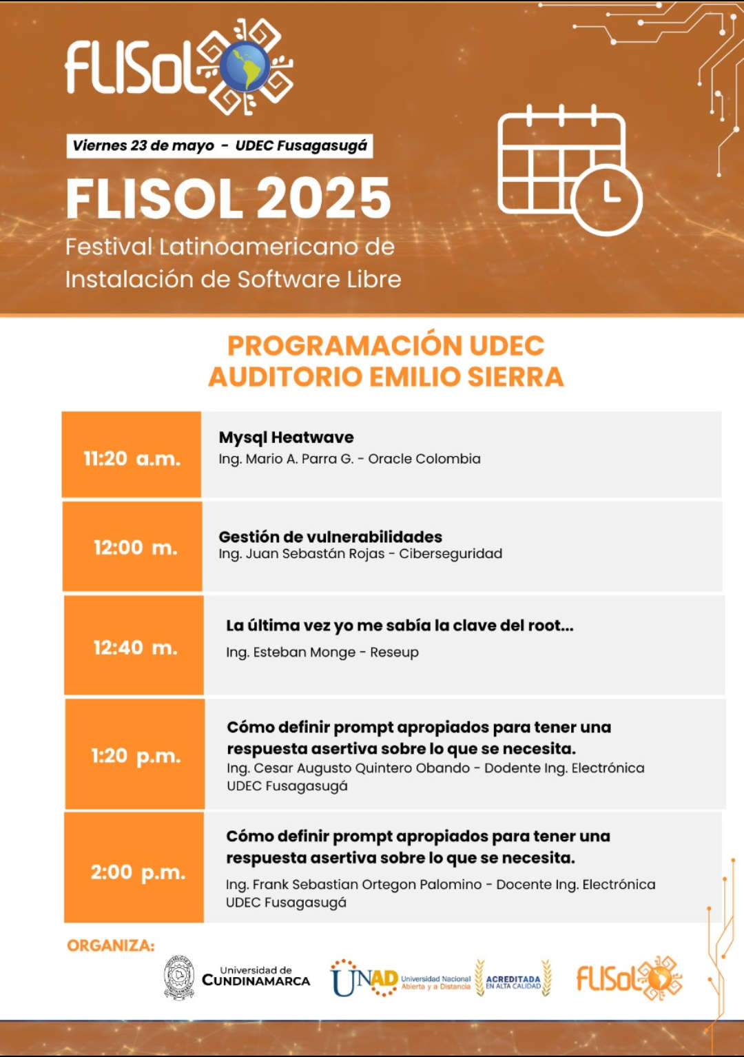 23 May25 Flisol Cund Fusa Programa